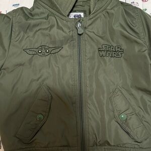 Star Wars Kids Olive Green Puffer Jacket
